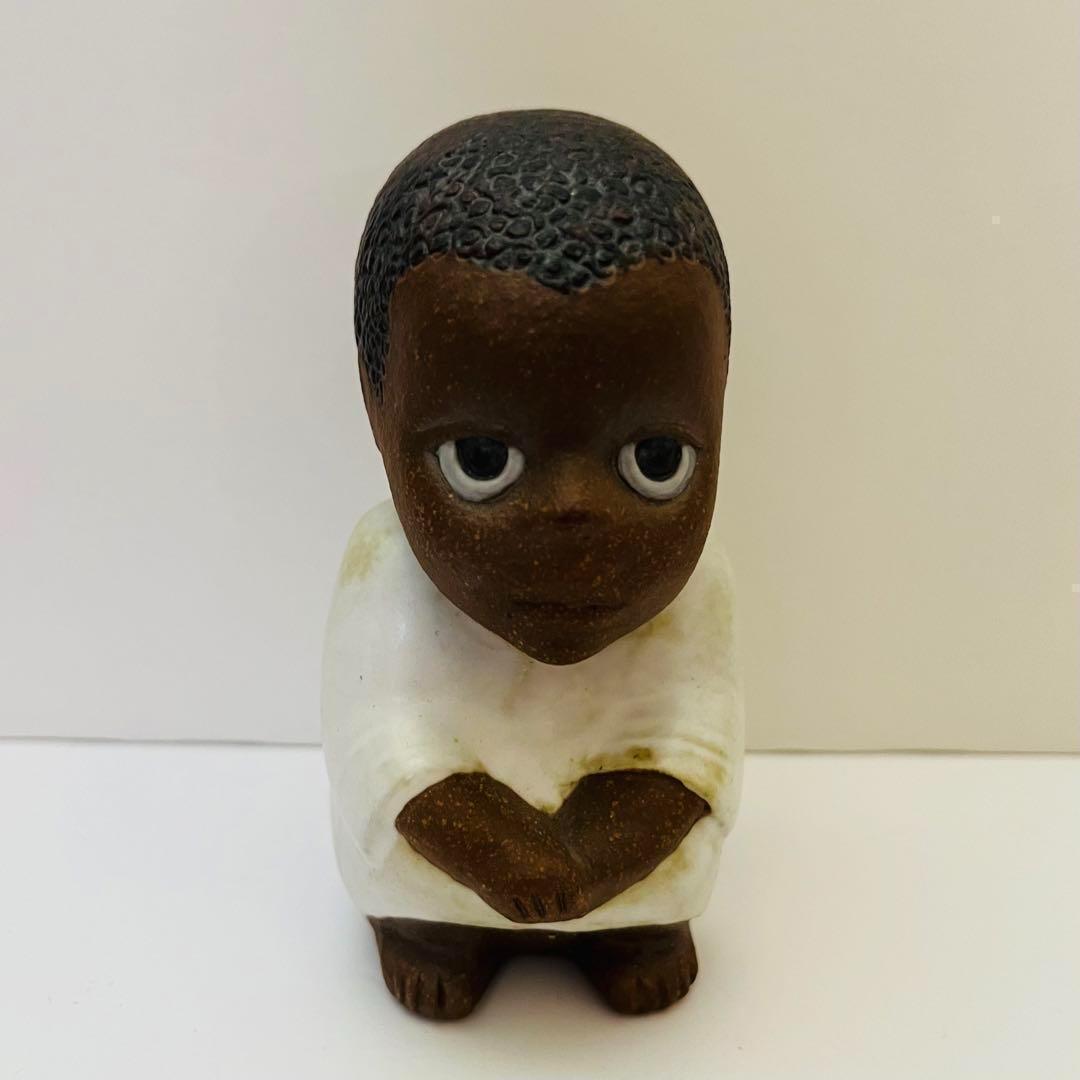 ★シール付き★【リサラーソン/世界の子ども/4体セット】北欧/ビンテージ