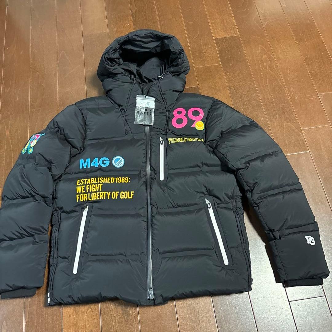 パーリーゲイツ12dダウンジャケット濃紺色サイズ4