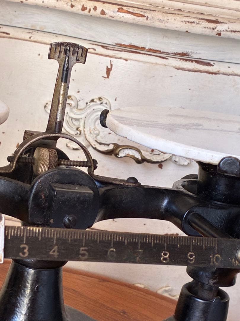 フランス　アンティーク　スケール　秤　バランス　卓上　天秤　100年　レア
