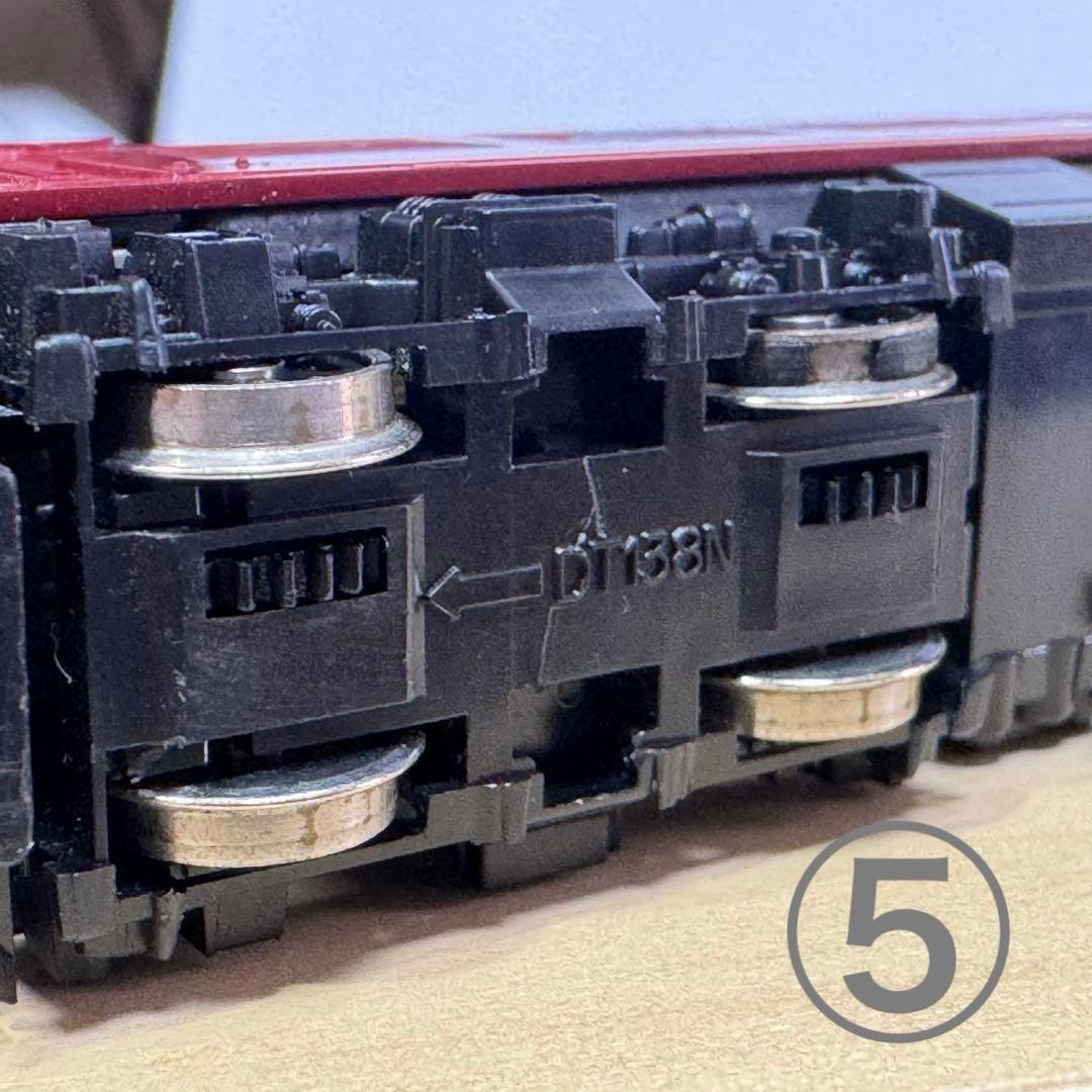 Nゲージ EF81電気機関車 5両セット ジャンク扱い