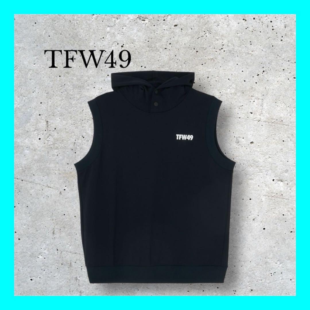 新品タグ付き⭐️2025FW新作⭐️フーディベスト⭐️ネイビー