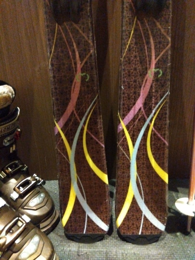 高級✨️ハイエンド✨️レディース用 カーボン スキーセット メンテ・WAX済み✔