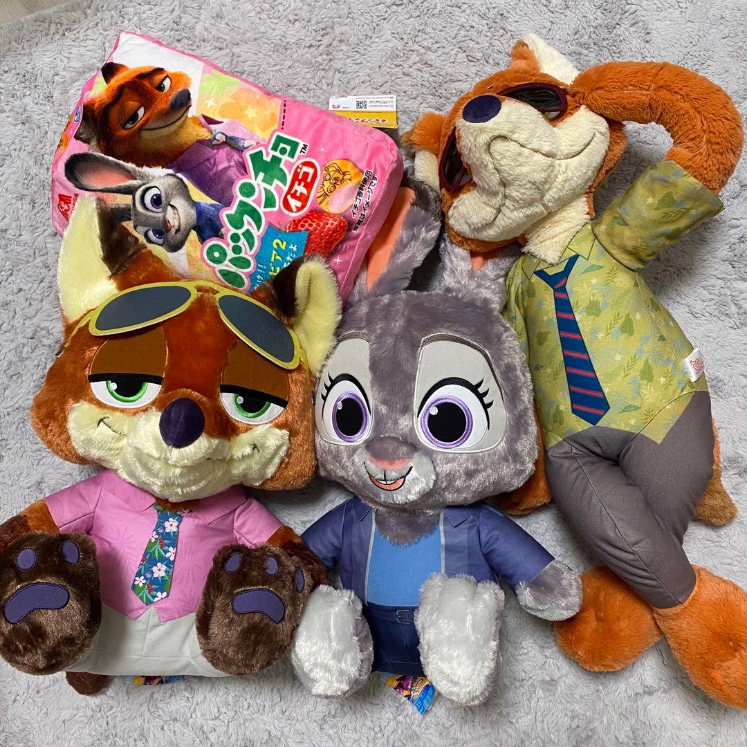 ズートピア　ぬいぐるみ　パックンチョ　ブランケット　まとめ売り