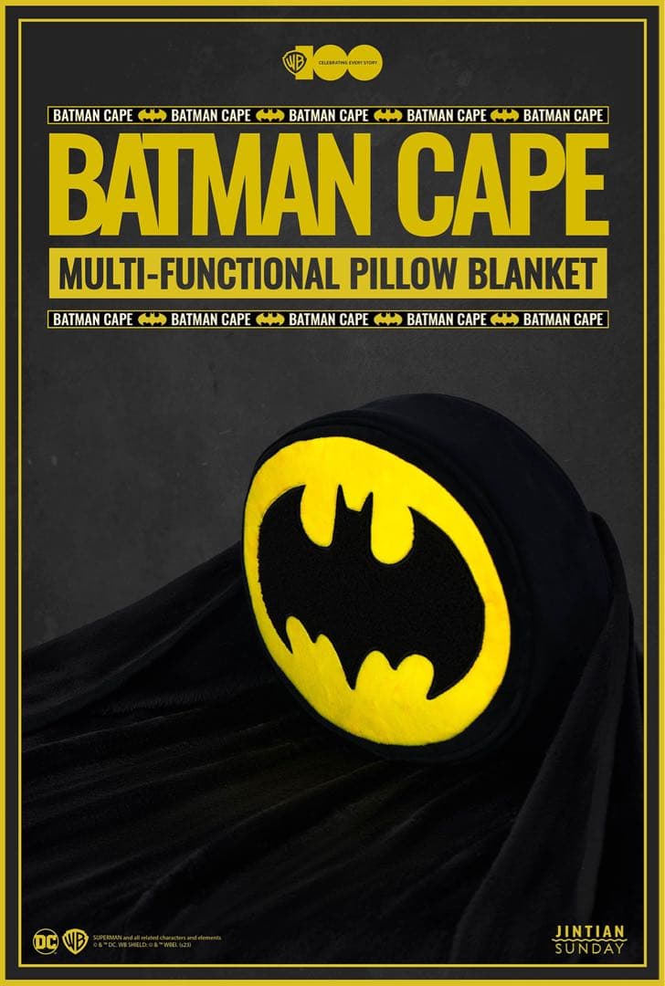 バットマン・ケープ　ブランケット　スーパーヒーロー　dcコミックス　トレンディ