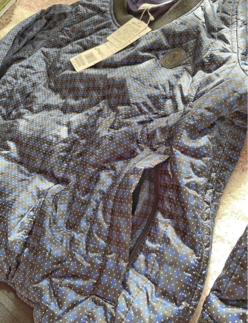 MASTER BUNNY EDITILON ネイビーキルティングジャケットゴルフ