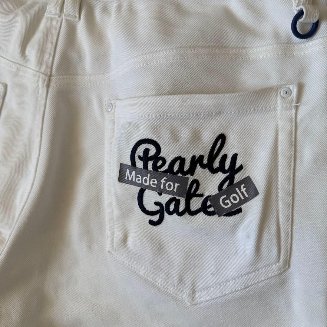 パーリーゲイツ　パンツ　XL〜XXL相当 白　ホワイト　コットン素材　地厚　6