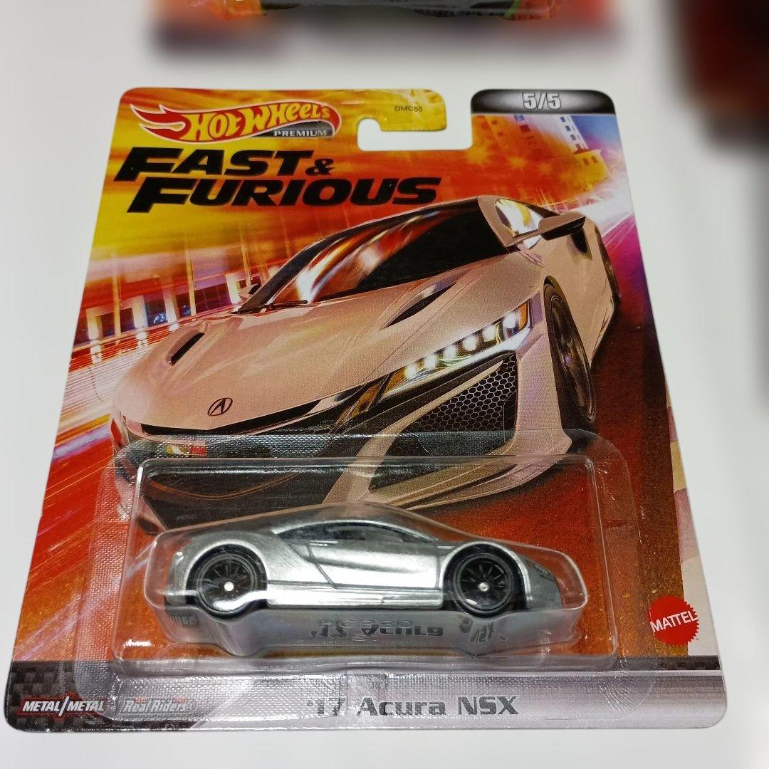 ホットウィールプレミアム　ワイルドスピード　5台セット