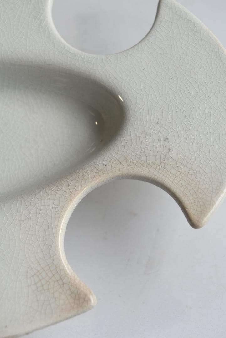 珍品　フランス19世紀　白釉　卵の器　美品　古道具坂田