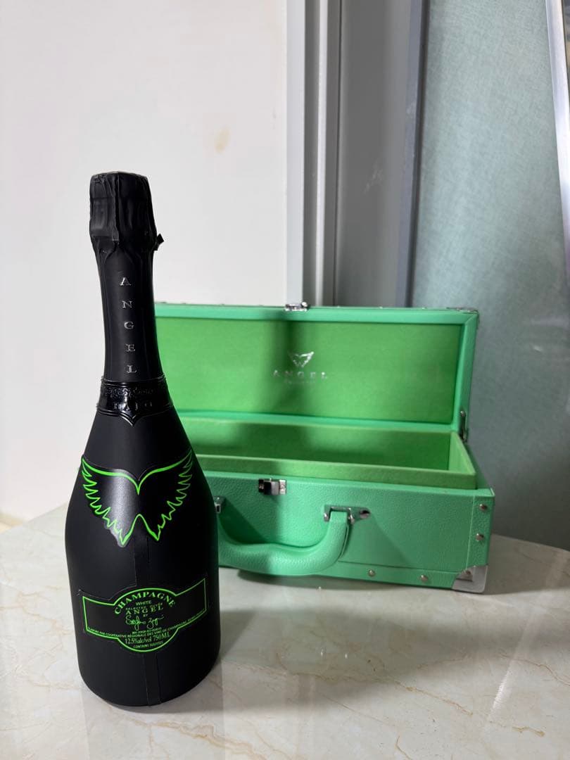 未開封 ANGEL 専用ケース付き　エンジェルシャンパン　ヘイローグリーン