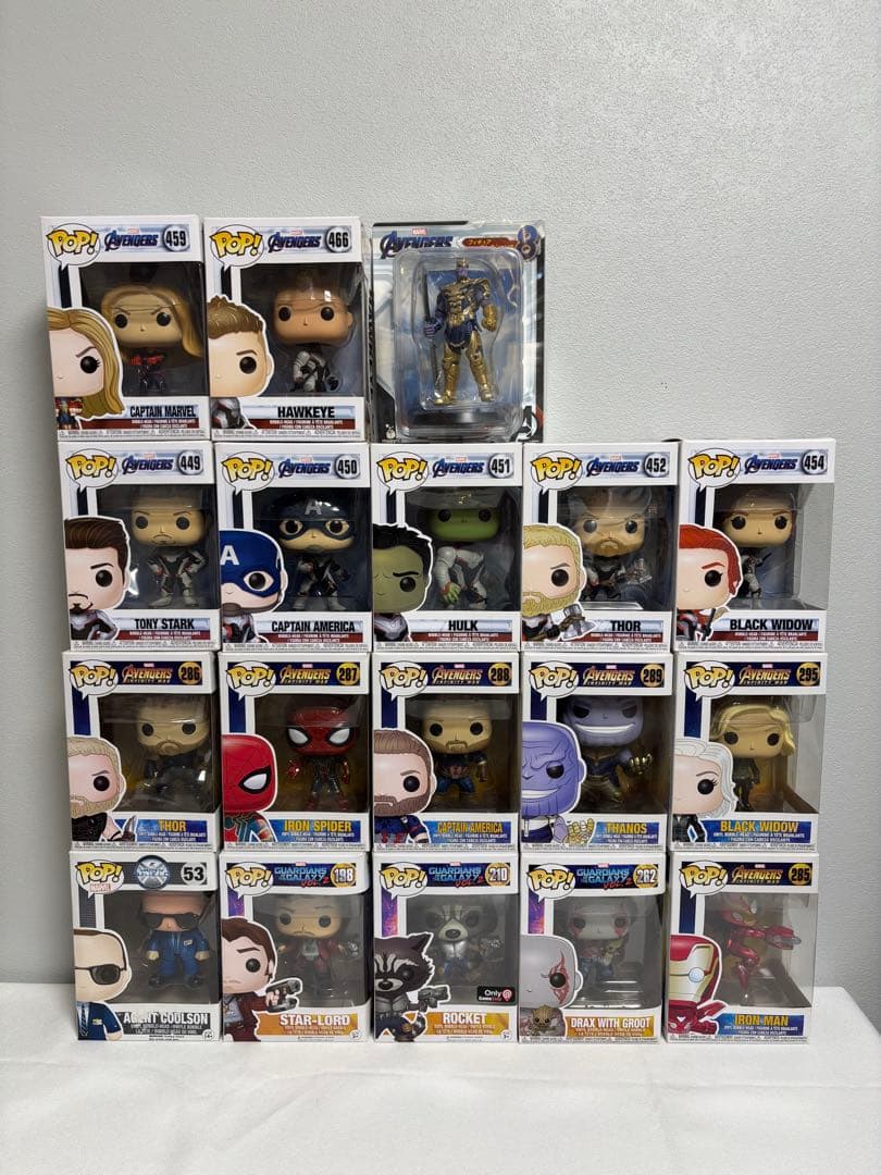 【未開封】marvel アベンジャーズfunko pop! フィギュア セット