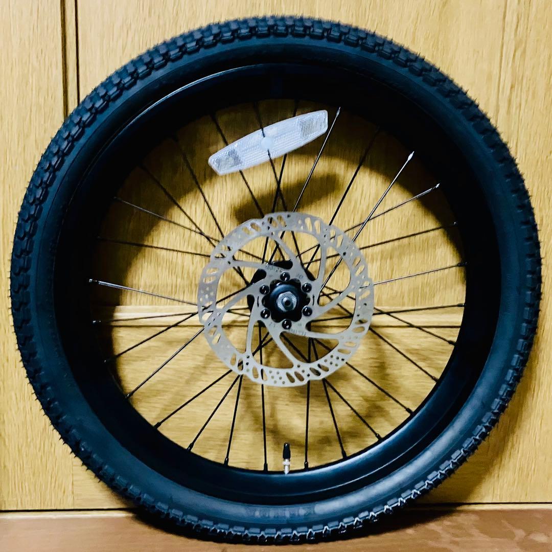 新車外し TERN AMP F1 406 ディスク ブレーキホイール スプロケ付