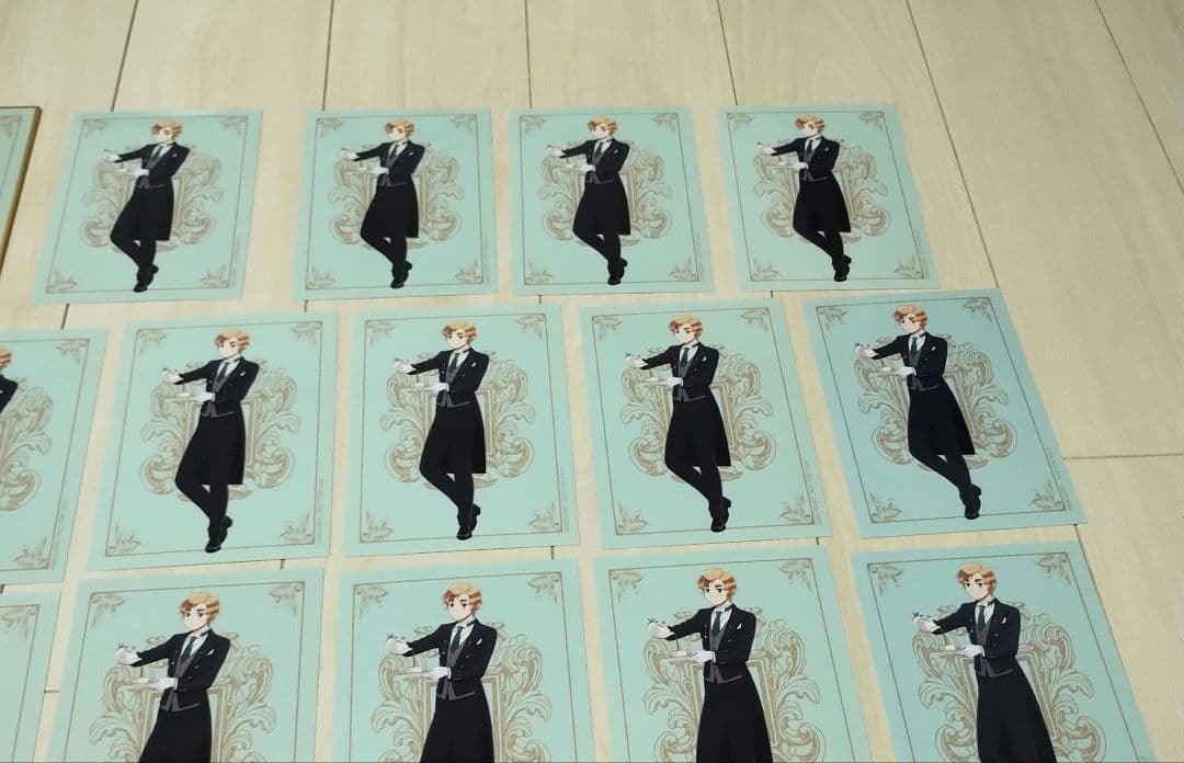 ヘタリア　イギリス　執事ver.　ミニ色紙　ブロマイド　22枚セット