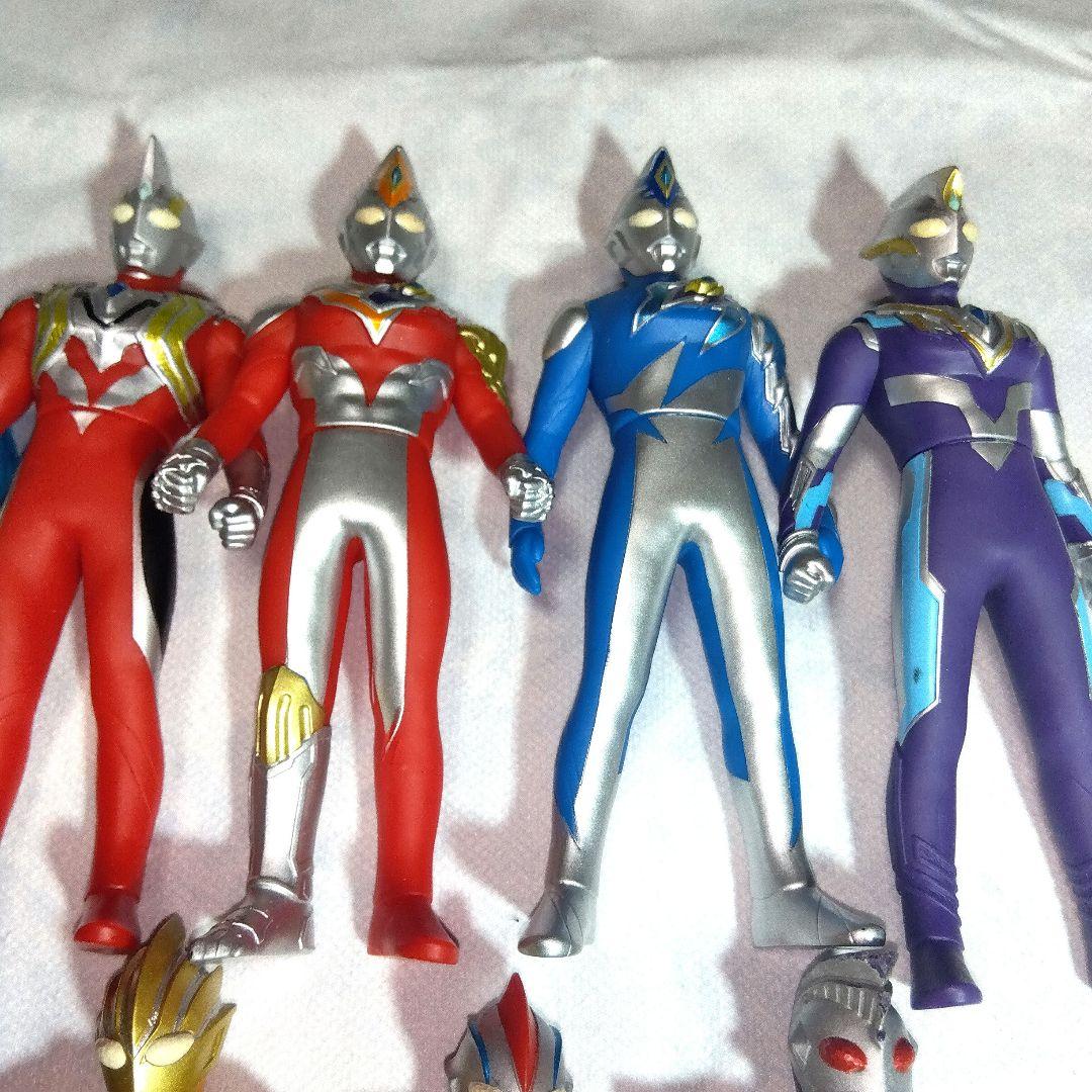 ウルトラヒーローシリーズ　ソフビ　89　ウルトラマンデッカー　など　11体セット