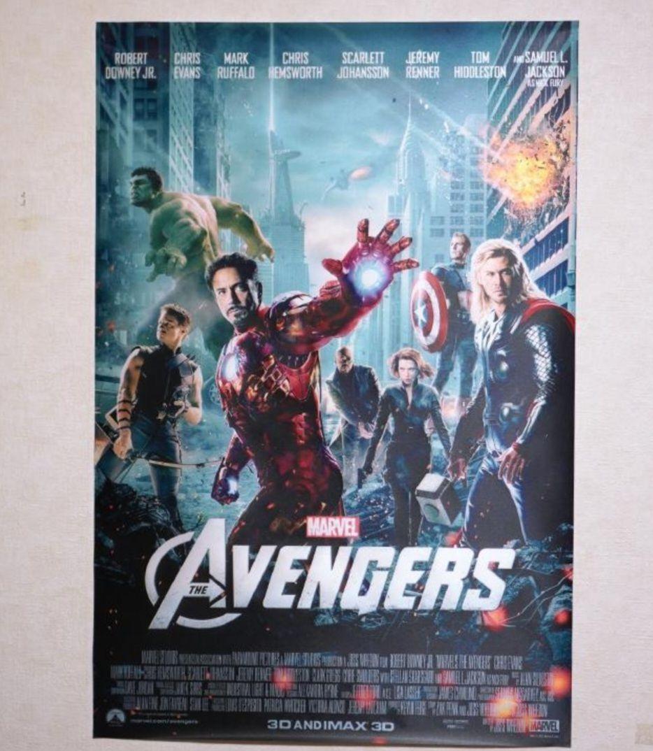 アベンジャーズ4作品　ポスターフレームセット