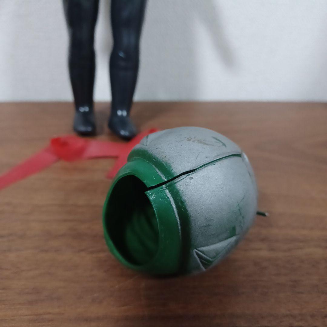 無版権　パチもの「仮面ライダー」風の面取れ希少ソフビフィギュア