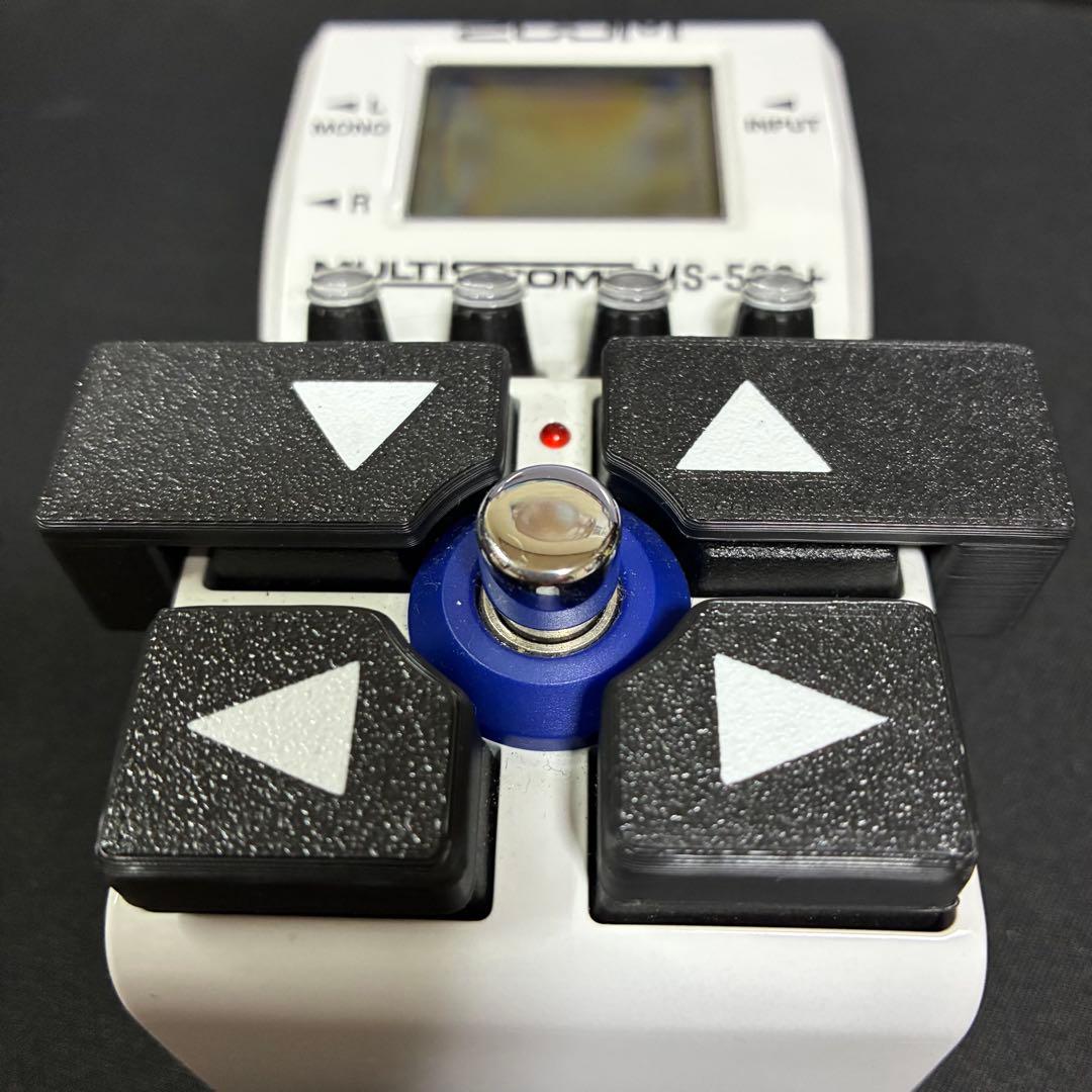 ★程度極上★送料無料★ZOOM MS-50G＋/マルチ★後付フットスイッチ付属