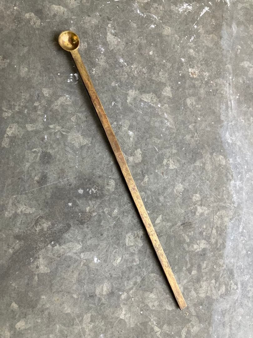 専用ページ　古道具　真鍮　薬匙　匙　5本セット