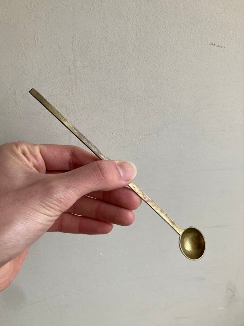 専用ページ　古道具　真鍮　薬匙　匙　5本セット