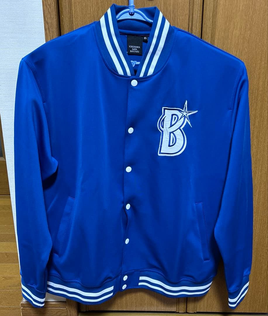 DeNA ベイスターズ ポンチスタジャン/Bシンボル ブルー サイズXL