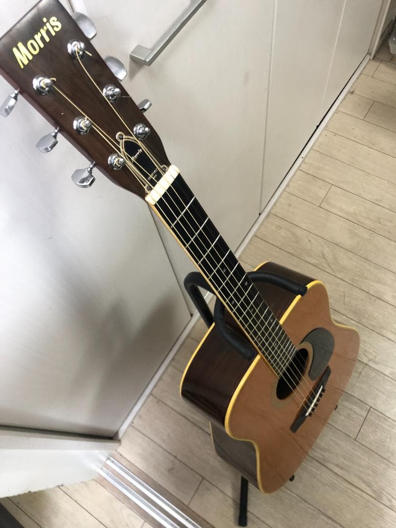 Morris モーリス W-25 アコースティックギター 1973年製 新品弦