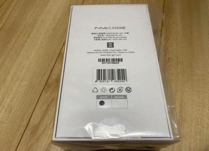 【新品未開封】ファインキャディ　J300　ホワイト　ケース付