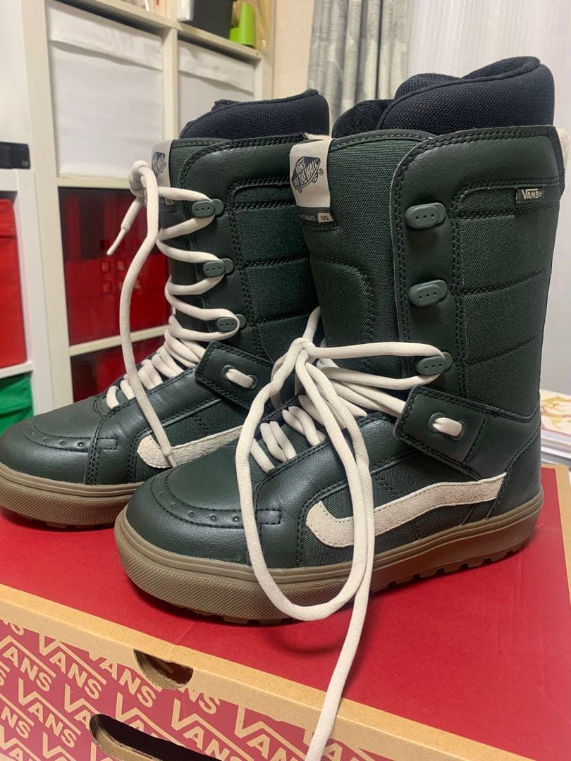 【新品未使用】VANS スノーボードブーツ ダークグリーン 26cm 箱付き