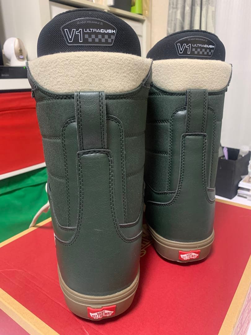 【新品未使用】VANS スノーボードブーツ ダークグリーン 26cm 箱付き