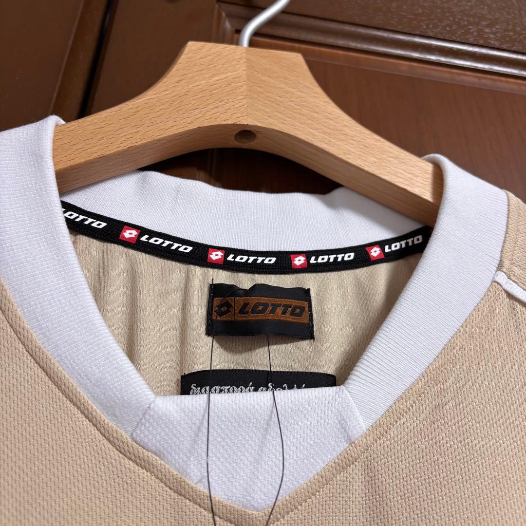 【新品未使用】ディアスポラスケートボード×LOTTO ゲームシャツ L クリーム