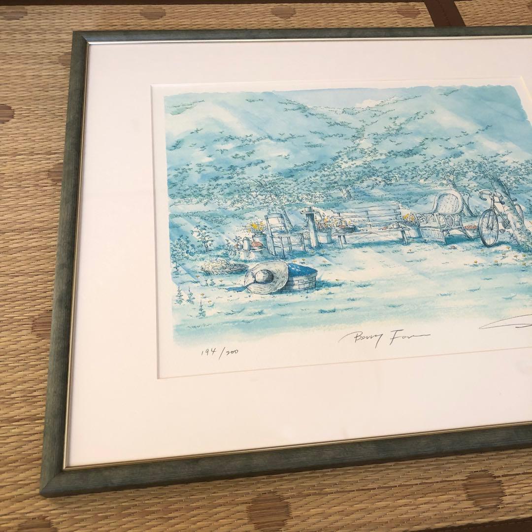 【送料込み】絵画　内田新哉　TITLE：BERRY FARM(ひといきつこ)