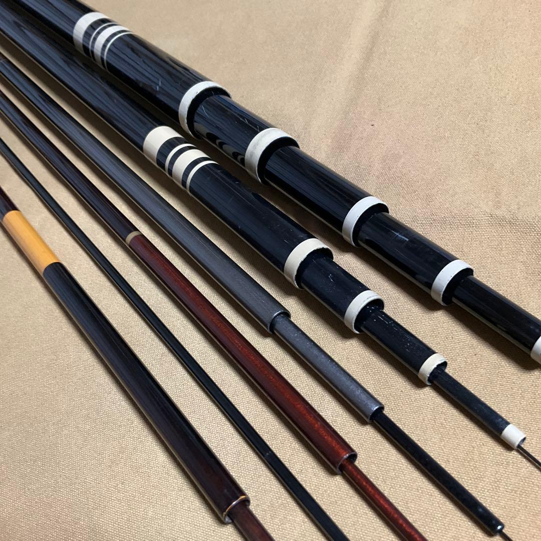 釣り具まとめ売り、へら竿、のべ竿、振り出し竿、リメイク竿、（グラス、カーボン製）