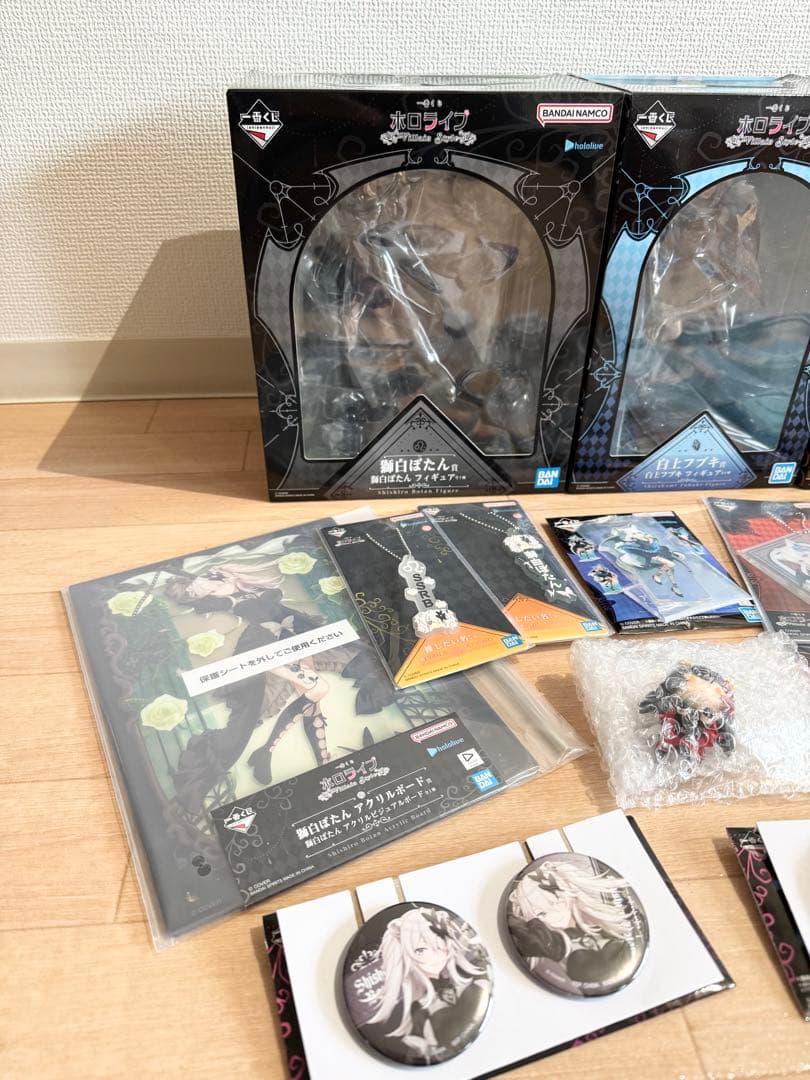 ホロライブ 白上フブキ 獅白ぼたん 角巻わため フィギュア 一番くじ