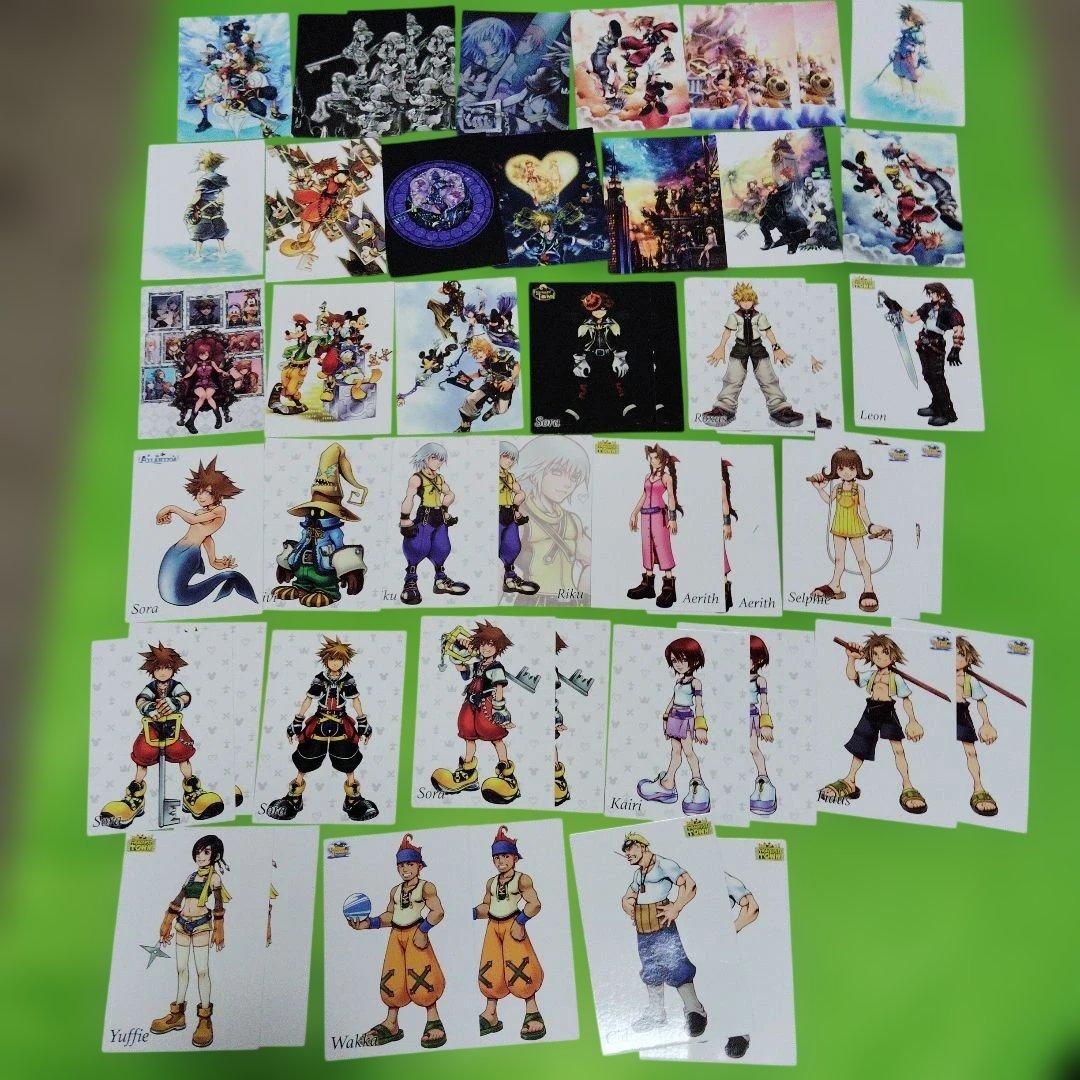 キングダムハーツ アートミュージアム　トレカカード 128種類ダブり有約195枚