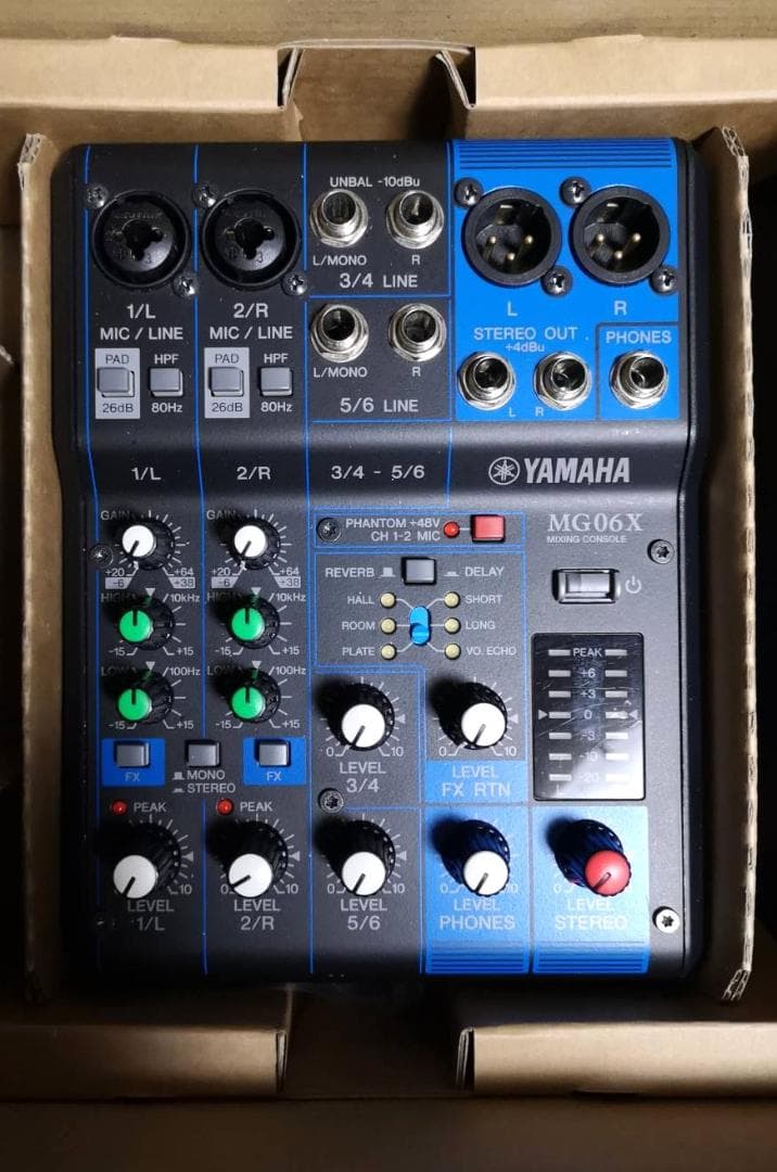 YAMAHA MG06X アナログミキサー