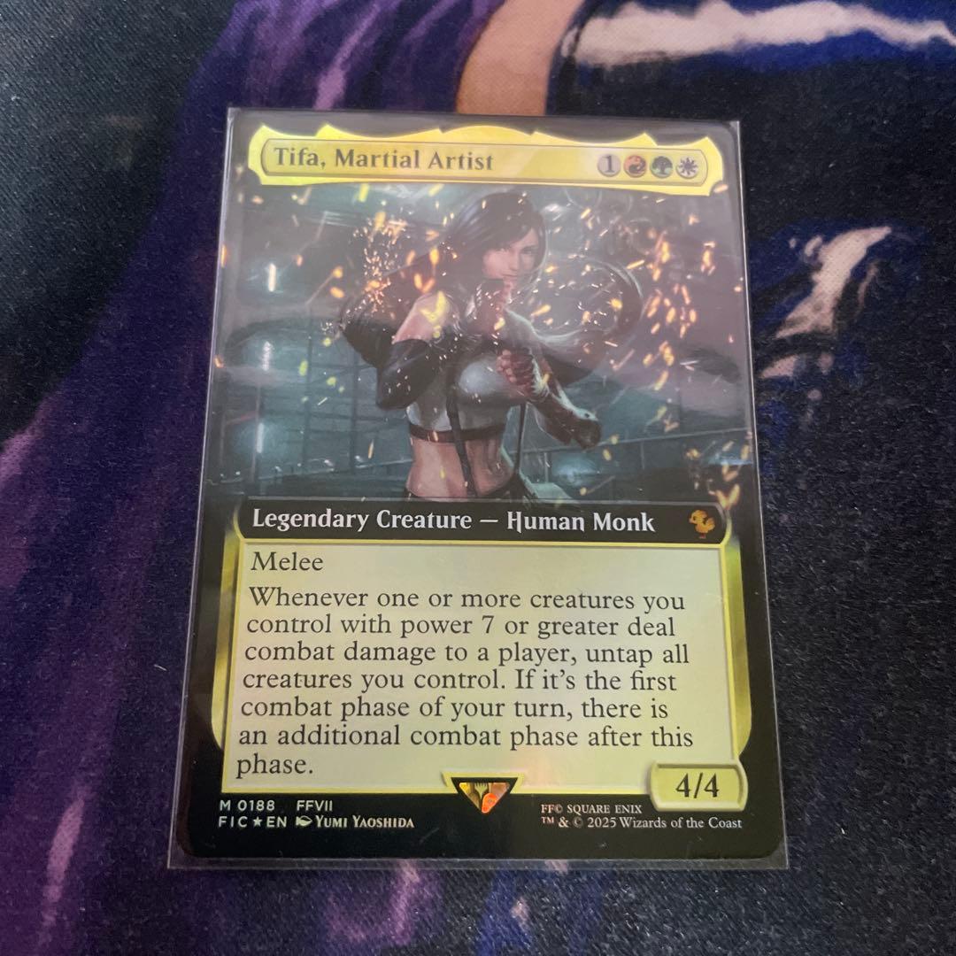 MTG FF 格闘家、ティファ　英語　拡張foil