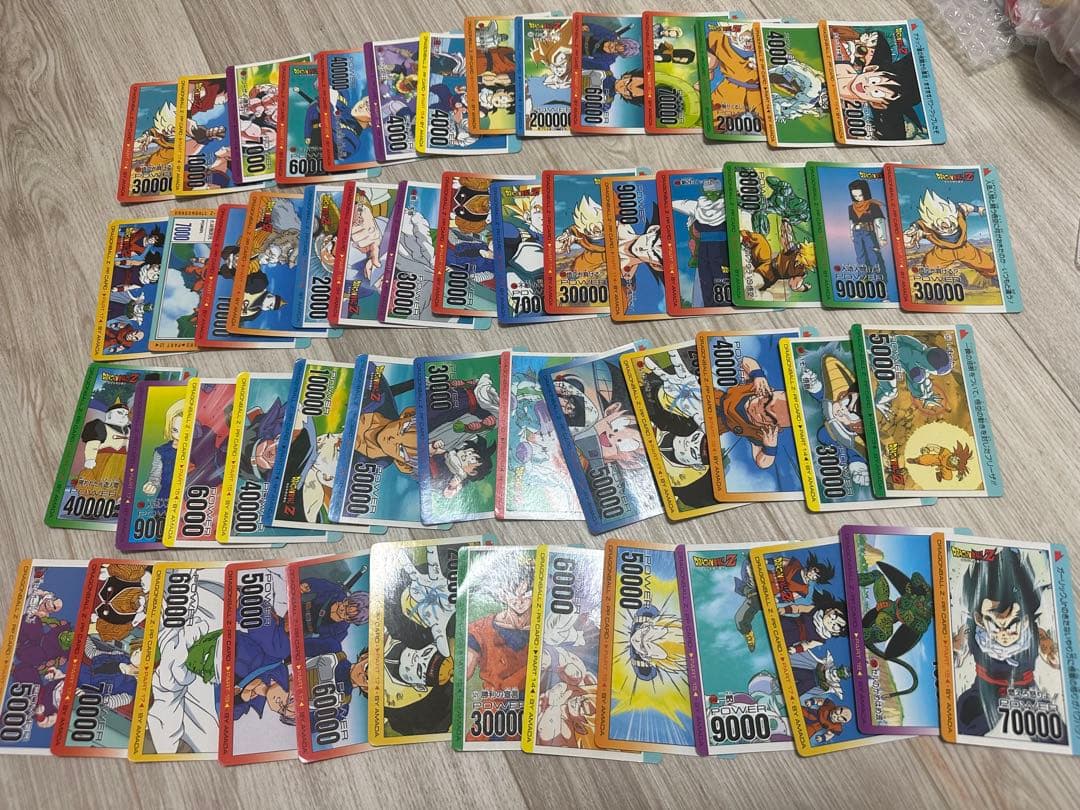 【レア】ドラゴンボールカード 約110枚セット　専用パワーメータースリーブ付き