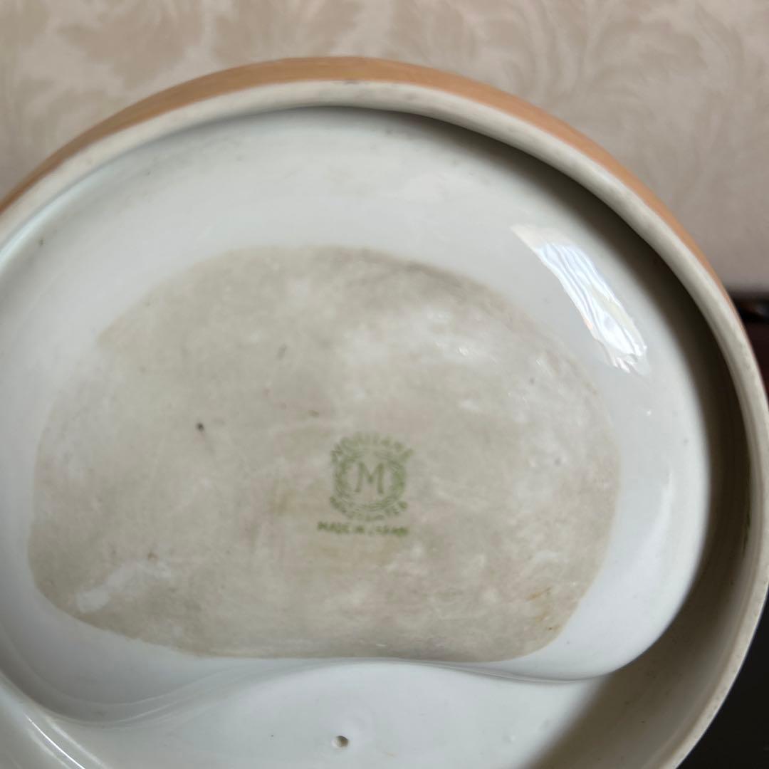 オールドノリタケ　アールデコ　ラスター彩 ピエロ　置物・トレー