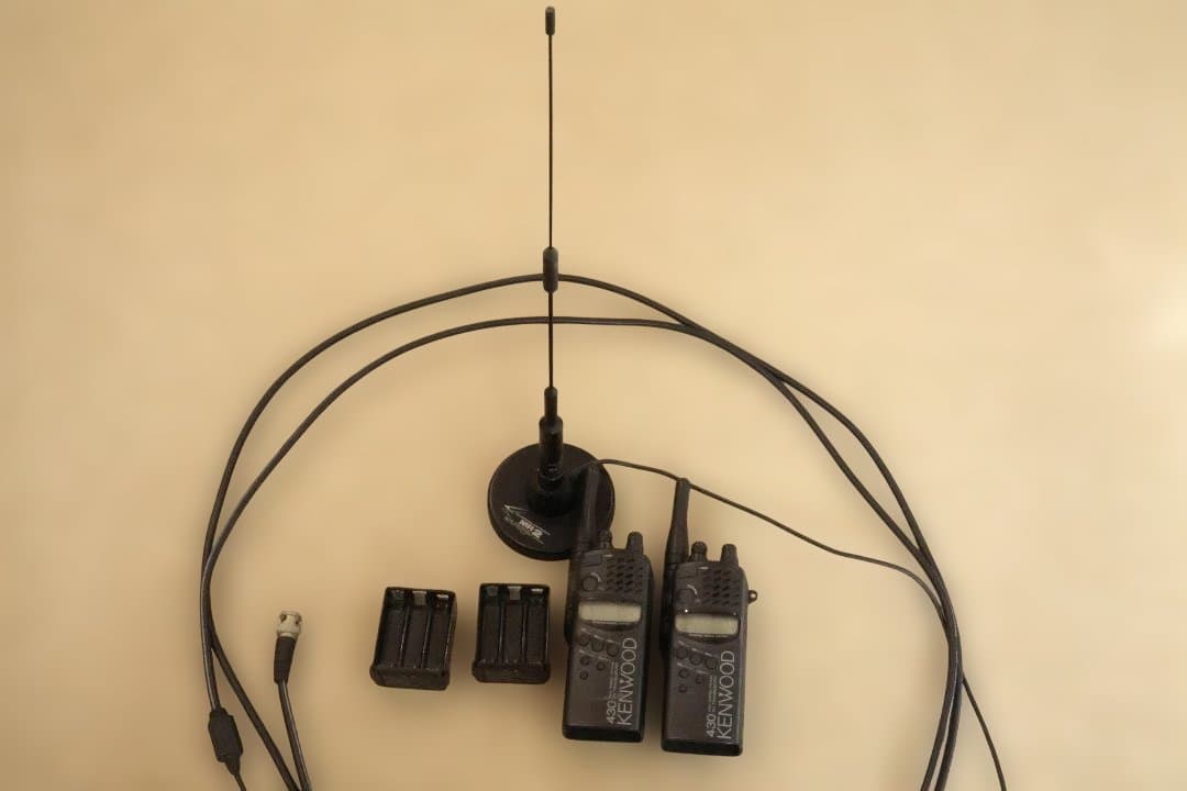 KENWOOD TH-K48　ダイヤモンドアンテナNR77SBとMR2 3ｍ