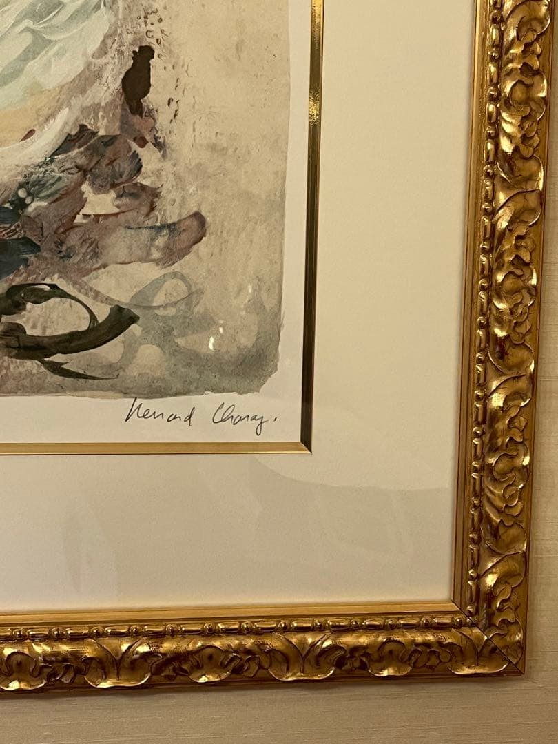 【真作保証】ベルナール　シャロワ リトグラフ