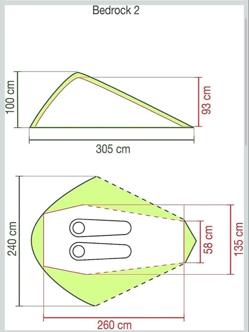コールマン　　 Bedrock 2 テント 2人用