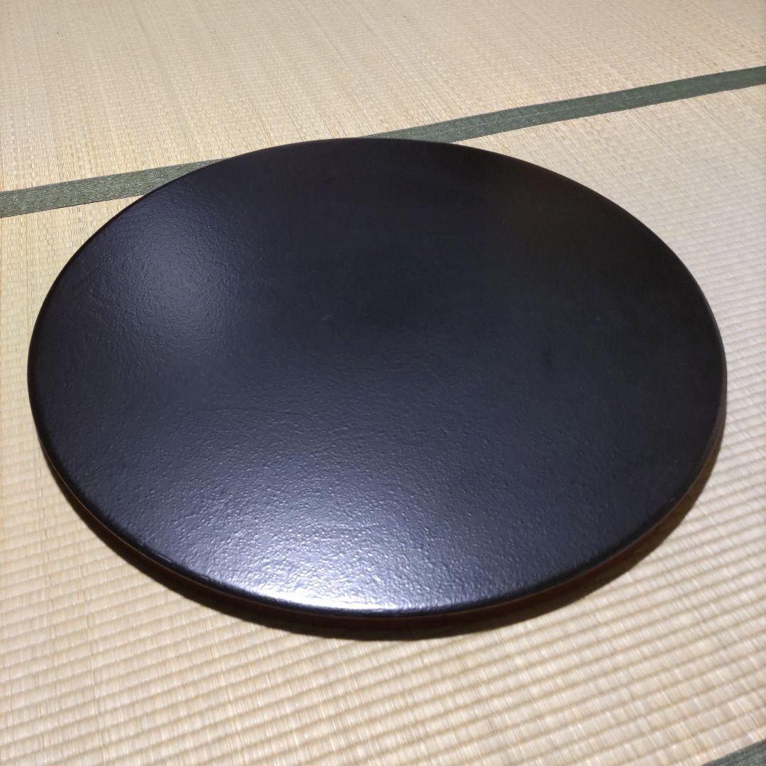 値引きご相談承ります　煎茶道具　直径二尺三寸（70㌢）会津塗の具列盆　中古