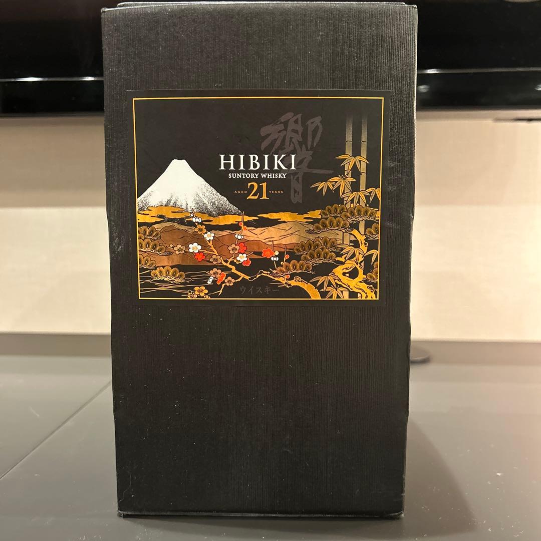 サントリー ウイスキー 響21年 意匠ボトル 花鳥風月 43% 700ml 新品
