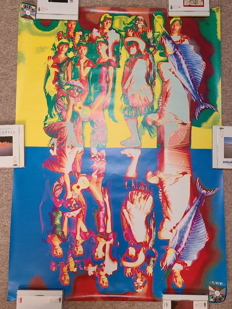 レア！ 米米CLUB ⑥ 1987年 米米TV ポスター