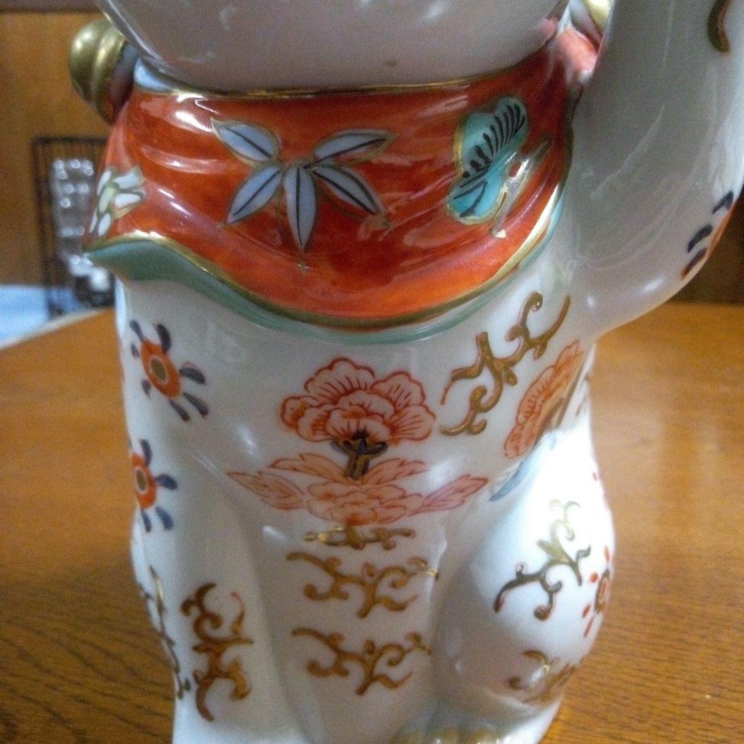 伊万里焼　招き猫