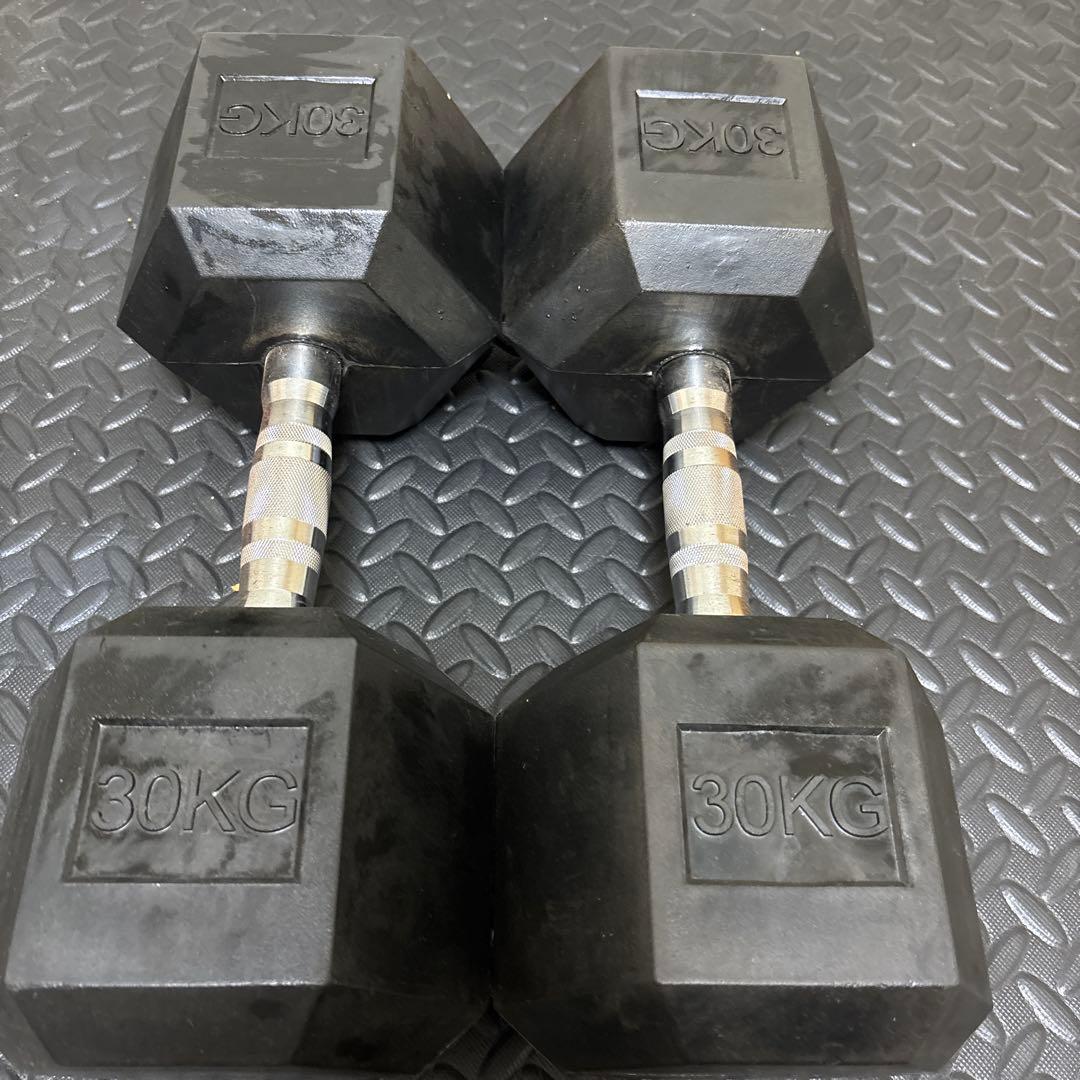 ダンベル 30kg セット品 六角 筋トレ 中古【島根県出雲市】 【引取り】