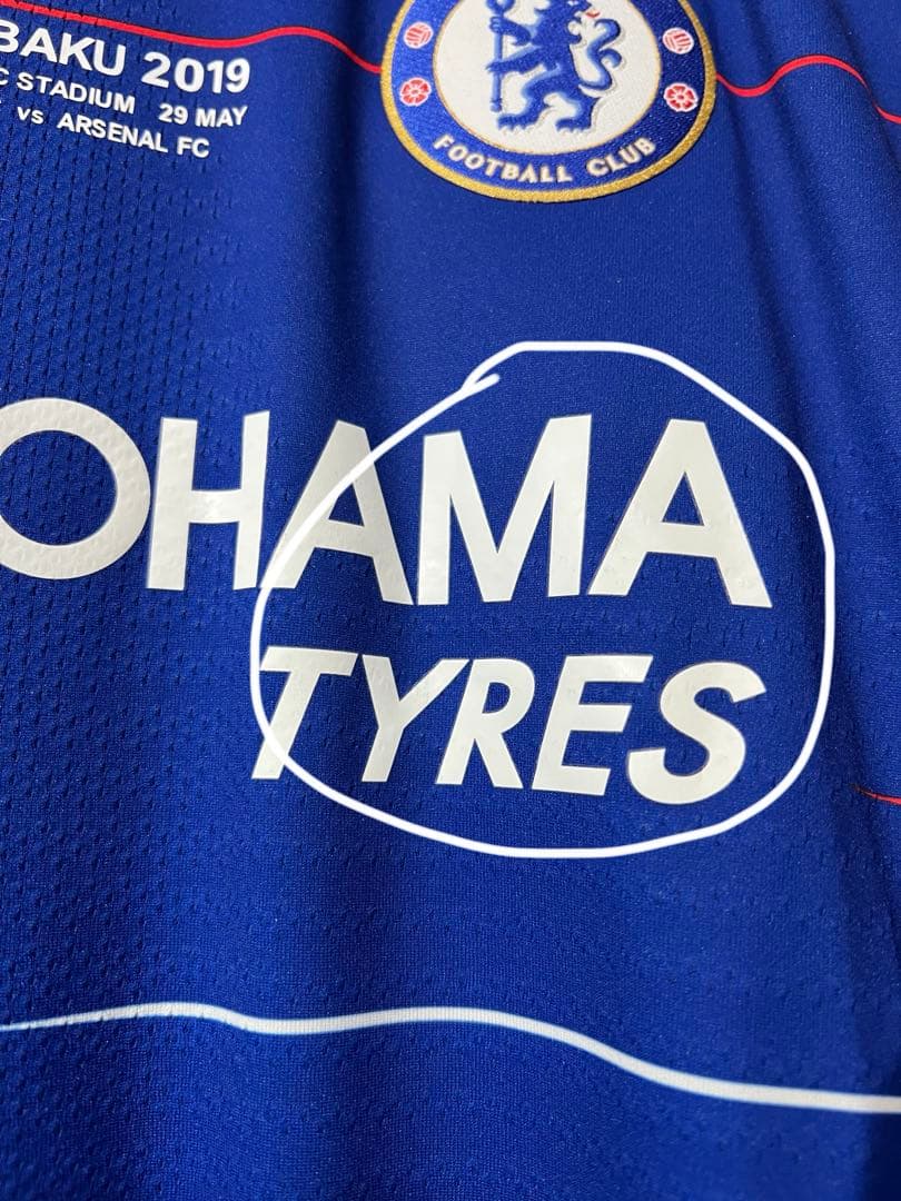 【正規品】アザール ＃１０ チェルシー１８／１９ EL決勝仕様 (H)