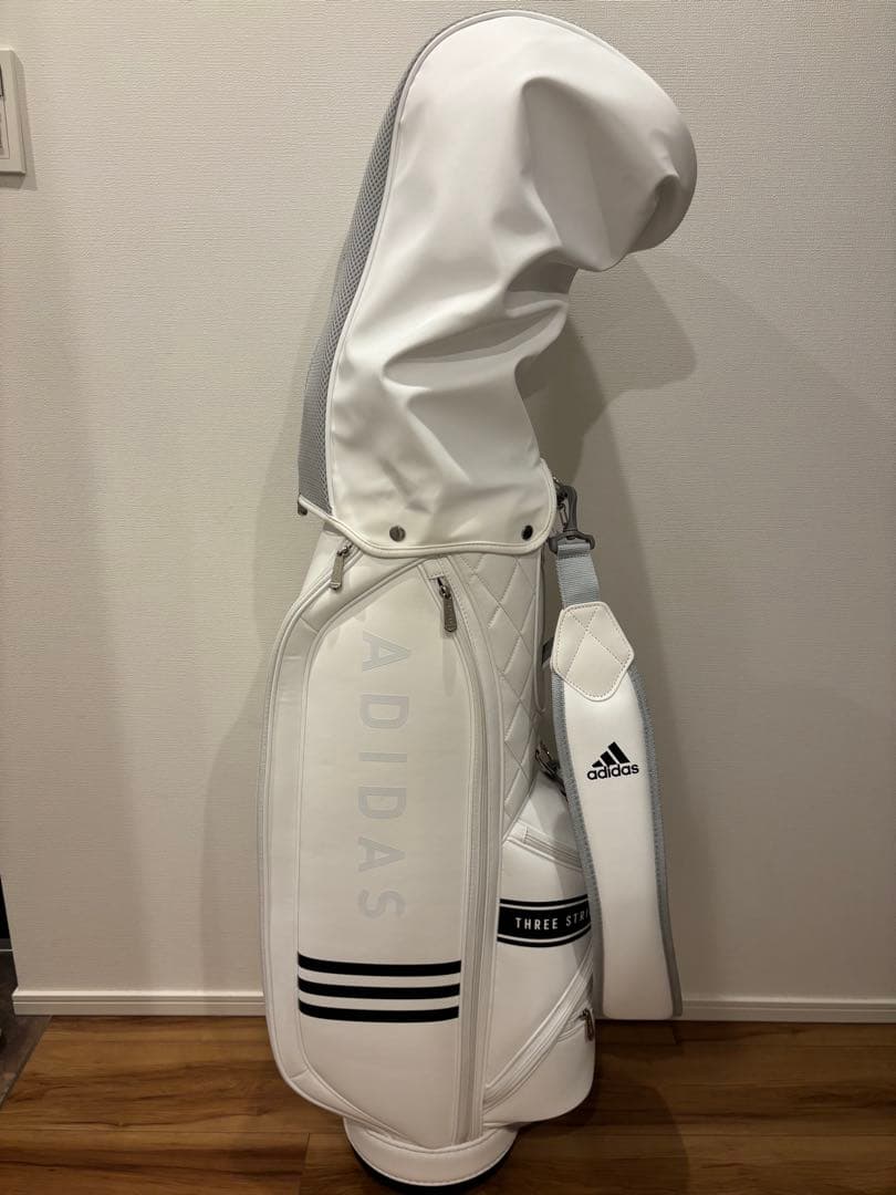 [美品] adidas THREE STRIPE LIFE ゴルフバッグ