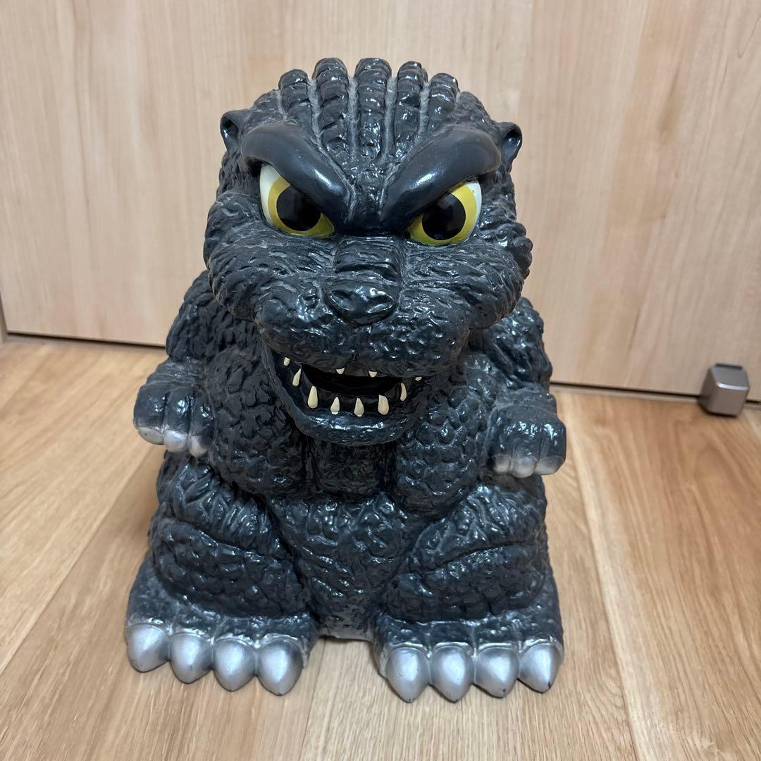 ゴジラフィギュア・貯金箱 約35cm 黒