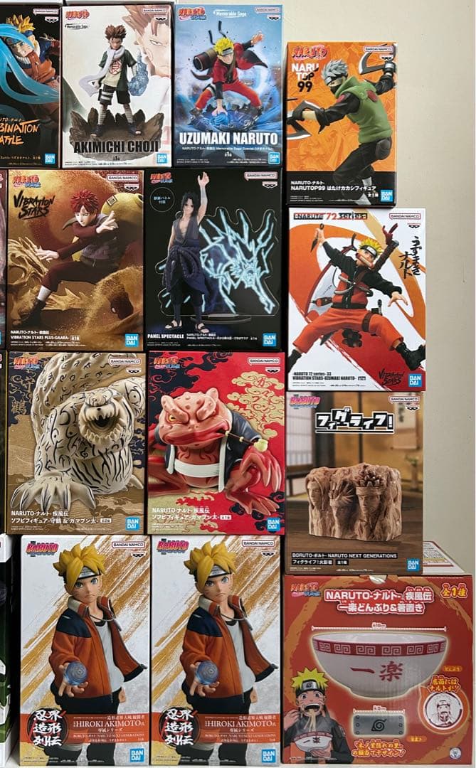 NARUTOナルトフィギュア35点セットまとめ売り造形忍界大戦ロック・リー我愛羅