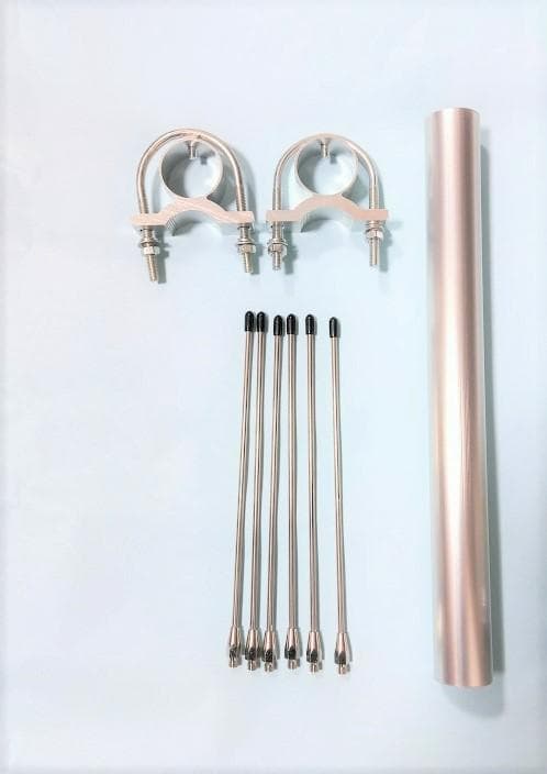 1.2m 144/430MHz デュアルバンドGP 固定局用 グラスファイバー