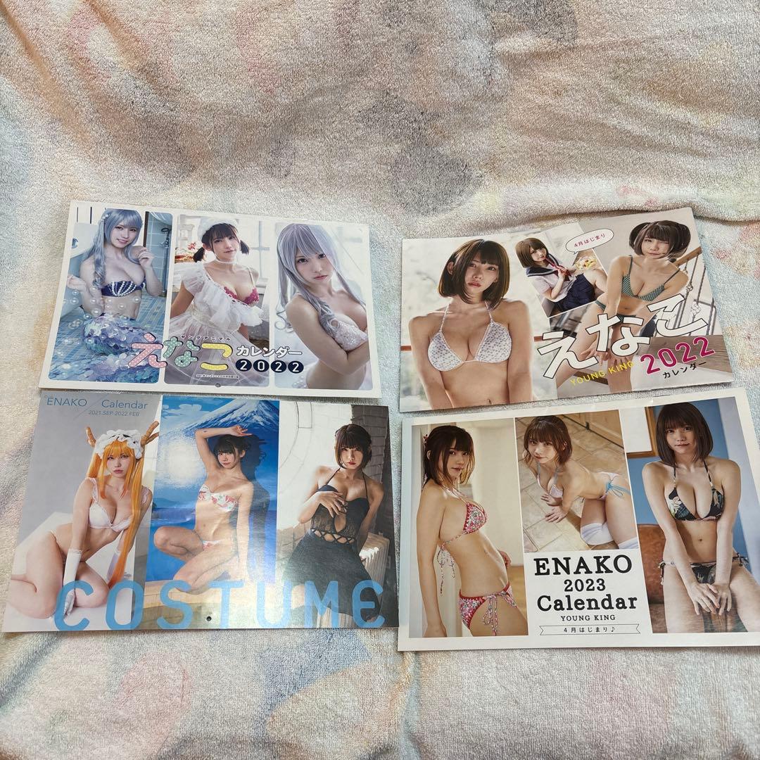 えなこ 大判ポスター、過去カレンダー等セット